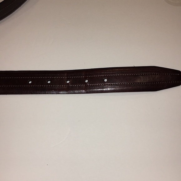 Pierre Cardin men’s brown leather belt 34/85 - Picture 4 of 5